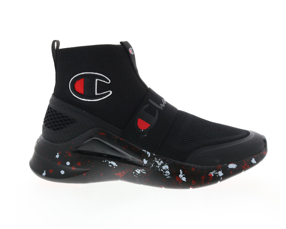 Champion Acela 2 CP102072M Mens Black Canvas Lifestyle Sneakers Shoes