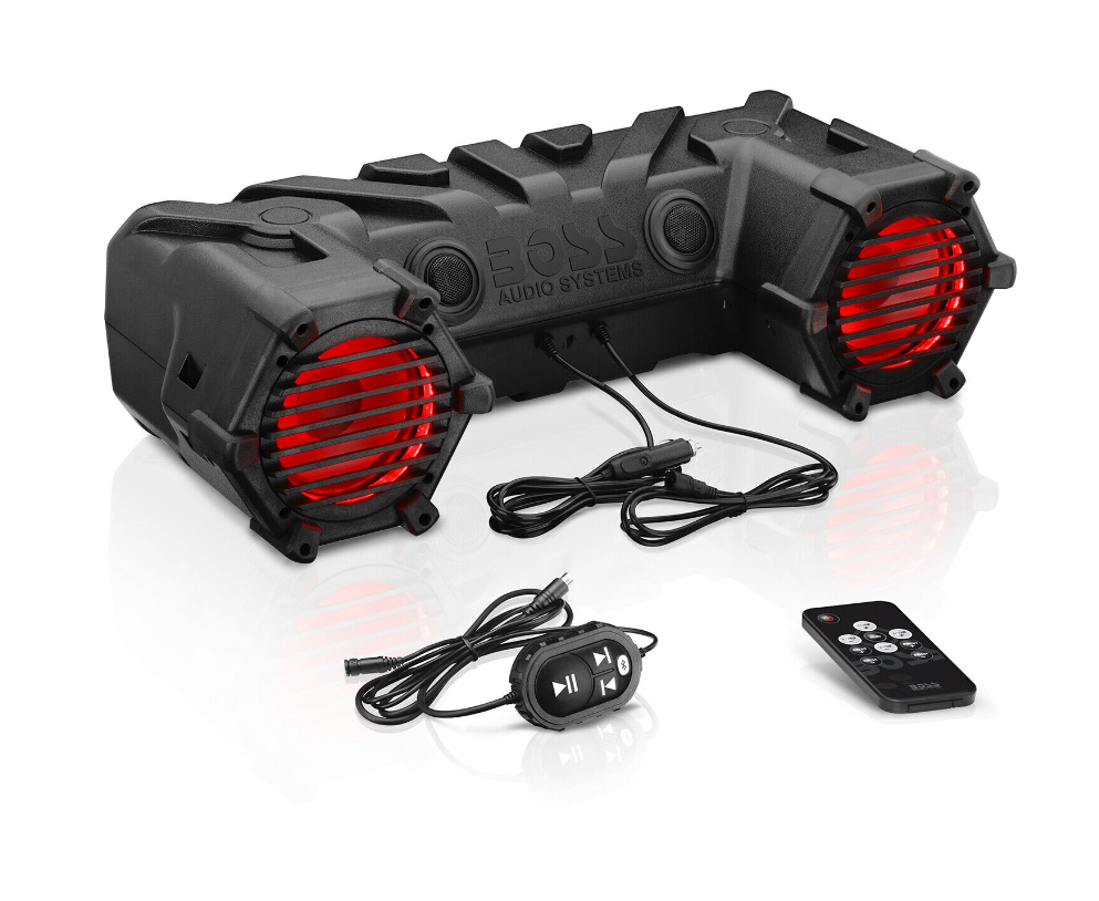 BOSS Audio Systems ATV30BRGB ATV UTV Weatherproof Sound System - 6.5” Speakers